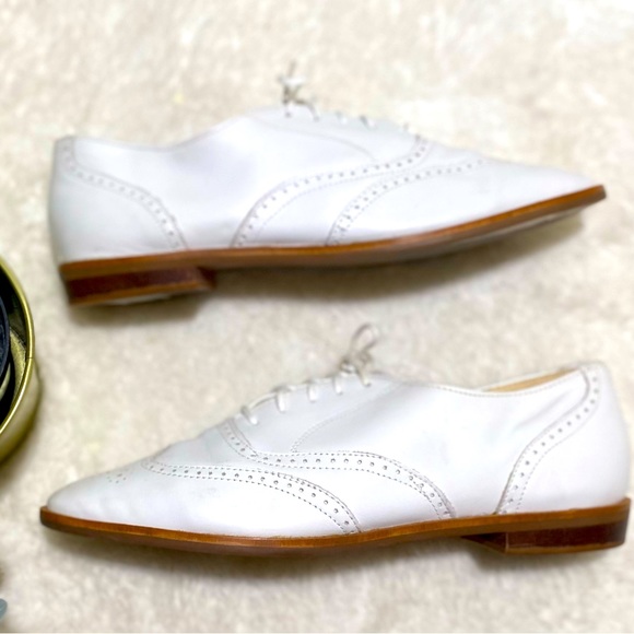 Thom Browne white Wingtip Oxford Shoes - Picture 7 of 8